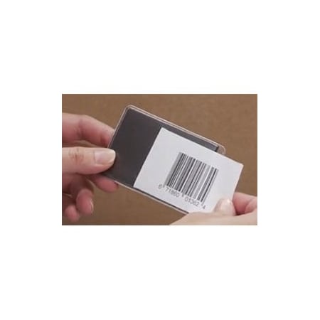 Aigner Index 3 x 5 Label Holders, Clear, Full Magnetic, 50PK SSM35